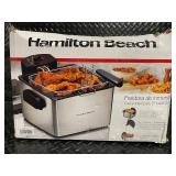 Hamilton Beach 21 Cup Deep Fryer with Basket and Adjustable Temperature Control
