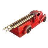 U - Vintage Hubley Kiddie Toy Fire Truck with Ladders