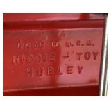 U - Vintage Hubley Kiddie Toy Fire Truck with Ladders