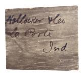 G - Antique Oak Dresser with Carved Handles and Four Drawers