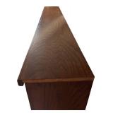 UL - Vintage Oak Storage Cabinet with Double Doors