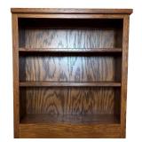 UL - Solid Wood Vintage 3-Shelf Bookcase