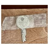 UL - Wooden Storage Chest with Brass Handles and Interior Divider, Includes Key by Carl Forslund