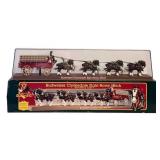 UL - Budweiser Clydesdale Eight-Horse Hitch Mechanical Bank in Display Case