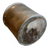 UL - Antique 4 Gallon Salt Glazed Stoneware Crock with Starburst Decoration