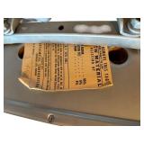 UL - Royal Metal Vintage Black and Chrome Rolling Office Chair