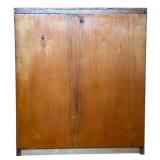 UL - Vintage Wooden Bookcase with Shelf