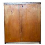 UL - Vintage Wooden Bookcase with Shelf