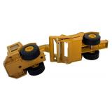 UL - Set of 3 Vintage Die-Cast Toy Farm Tractors and Loader Vehicles