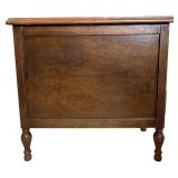 UL - Vintage Wooden Office Desk with 7 Drawers and Organizer Tray