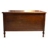 UL - Vintage Wooden Office Desk with 7 Drawers and Organizer Tray