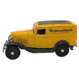 UL - Lot of 4 Vintage Die-Cast Trucks and 1932 Montgomery Ward Bank Car