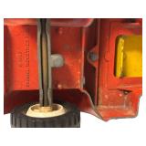 UL - Lot of 4 Vintage Die-Cast Trucks and 1932 Montgomery Ward Bank Car