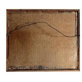 UL - Harriet Backer "Interior" Framed Print, Vintage 12" x 14"