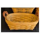ML - Set of 4 Longaberger Handwoven Baskets