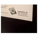 ML - Dark Wood Entertainment Cabinet with Glass Doors / Media / Television Stand