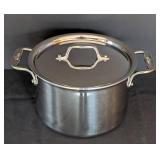 K - All-Clad 4.5 Qt Stainless Steel Stock Pot with Lid