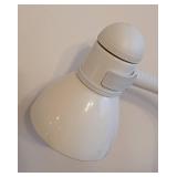 ML - White Adjustable Desk Lamp, 17 Inch Height
