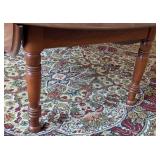 LR - Vintage Carl Forslund Round Drop-Leaf Coffee Table