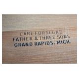 LR - Vintage Carl Forslund Round Drop-Leaf Coffee Table