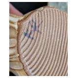 K - Collection of Decorative Pottery Including Stone Hollow Wall Plaque and Mugs