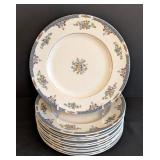 K - Set of 12 Vintage Royal Doulton Cotswold 8.25" Dinner Plates