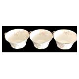 LR - Theodore Haviland Limoges France Tea Cups with Saucer, Pink Floral Pattern