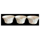 LR - Theodore Haviland Limoges France Tea Cups with Saucer, Pink Floral Pattern