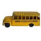 LR - Pair of Vintage Diecast School Buses - Hubley and Township Jr. High