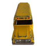 LR - Pair of Vintage Diecast School Buses - Hubley and Township Jr. High