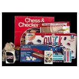LR - Large Collection of Vintage and Classic Board and Card Games Including Chess, UNO, Dominoes and More