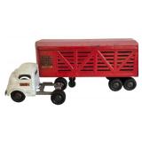 LR - Vintage Structo Toys Cattle Truck Metal Toy