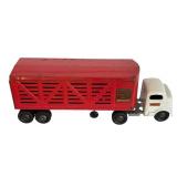 LR - Vintage Structo Toys Cattle Truck Metal Toy