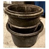 G - Collection of Assorted Plastic and Terracotta Garden Planters and Pots