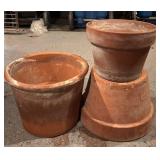 G - Collection of Assorted Plastic and Terracotta Garden Planters and Pots
