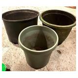 G - Collection of Assorted Plastic and Terracotta Garden Planters and Pots