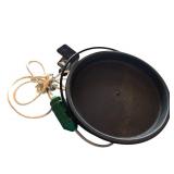 G - Vintage Garden Decor Collection with Metal Bird Sculpture and Plant Stand