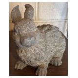 G - Set of 5 Animal Garden Figurines Frog Duck Rabbit Hedgehog