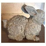 G - Set of 5 Animal Garden Figurines Frog Duck Rabbit Hedgehog