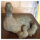 G - Set of 5 Animal Garden Figurines Frog Duck Rabbit Hedgehog