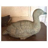 G - Set of 5 Animal Garden Figurines Frog Duck Rabbit Hedgehog