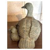 G - Set of 5 Animal Garden Figurines Frog Duck Rabbit Hedgehog