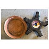 G - Large Collection of Garden Hand Tools with Terracotta Tray and Plant Caddy