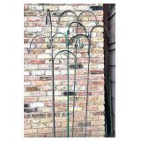 Y - Set of 4 Tall Metal Shepherd Hooks for Outdoor Garden Use