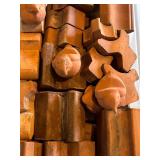 Collection of Italian Terracotta Mini Bricks and Bird Figures