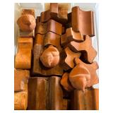 Collection of Italian Terracotta Mini Bricks and Bird Figures