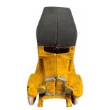 FR - Antique Cast Iron Swedish AB Skoglund & Olsen Yellow toy School Bus