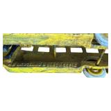 FR - Antique Cast Iron Swedish AB Skoglund & Olsen Yellow toy School Bus