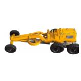 LR - Pair of Vintage Pressed Steel Toy Construction Vehicles and Dinky Toys 35c MG Sports Car