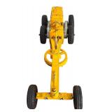 LR - Pair of Vintage Pressed Steel Toy Construction Vehicles and Dinky Toys 35c MG Sports Car